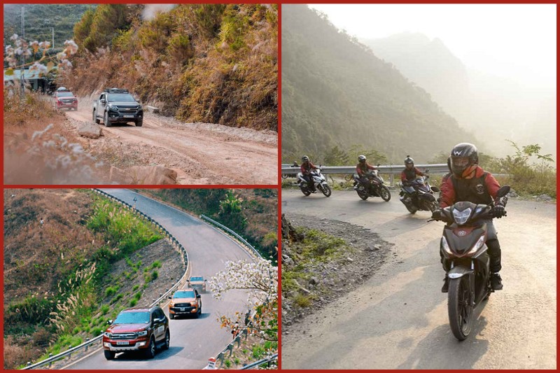 Transportation from Hanoi to Sapa By Personal Motorcycles-Cars